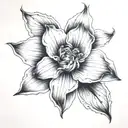 flor de Tokyo ghol tattoo design idea