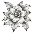 flor de Tokyo ghol tattoo design idea