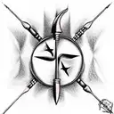 Sagittarius  tattoo design idea