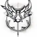 Sagittarius  tattoo design idea