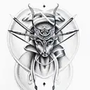 Sagittarius  tattoo design idea