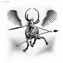 Sagittarius  tattoo design idea