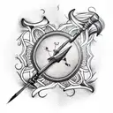 Sagittarius  tattoo design idea