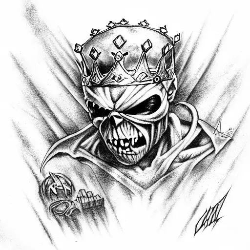 Iron Maiden fans we have a few tattoo designs just for you