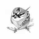 sparrow tattoo design idea