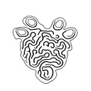 lion paws with a bigger paw around the baby paw for a father and son  tattoo design idea