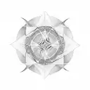 A captivating blackwork tattoo design showcasing a wind rose, gracefully transitioning into the phrase 'This too shall pass', on the outer side of the left forearm from the elbow tattoo design idea