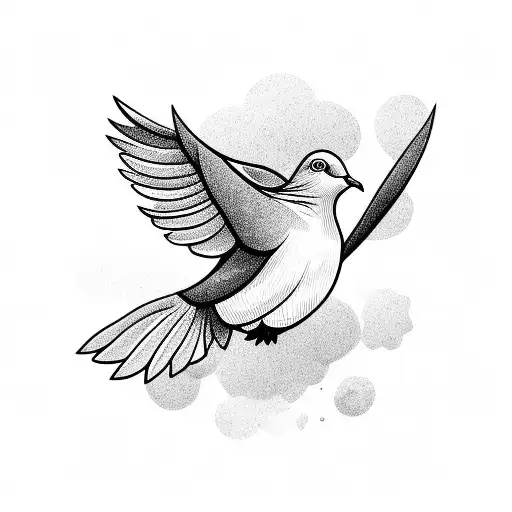 tattoo doves flying