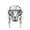 motorcycle with mandalorian tattoo design idea