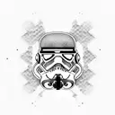 stormtrooper  tattoo design idea