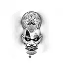 payaso chicano tattoo design idea