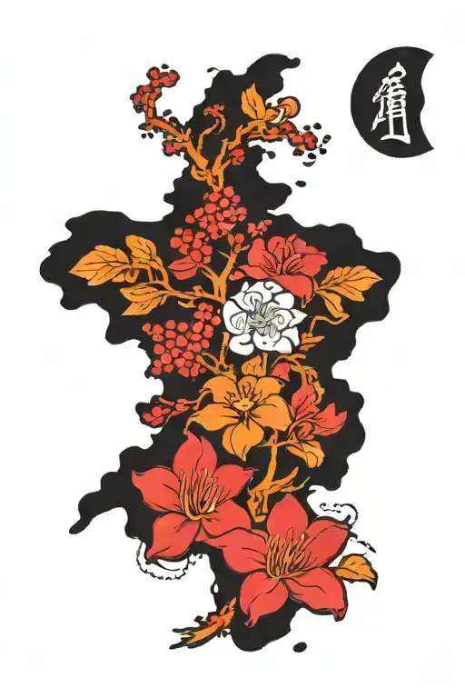 Washington state outline tattoo design idea