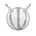 baseball tattoo design idea