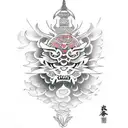 skate tattoo design idea