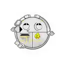 Pac-Man, chicken nuggets, and French fries.  tattoo design idea