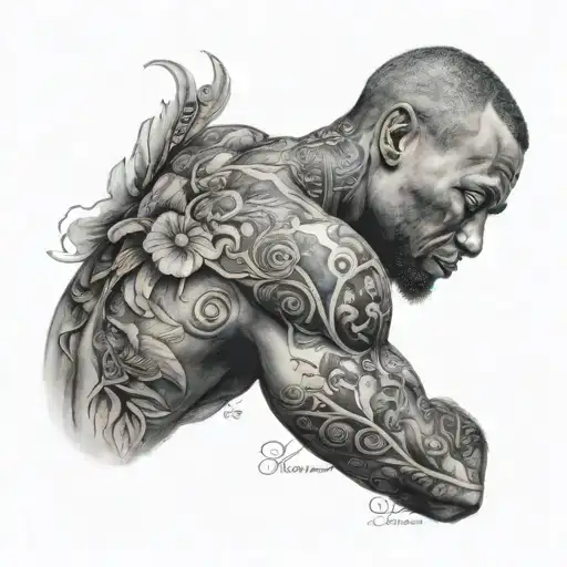 Poetry, Yesenin, Russia, sleeve, ink, pen, black man tattoo design idea