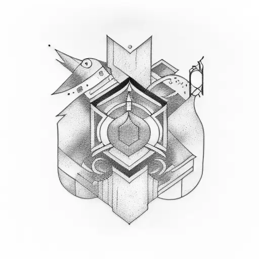 potion tattoo design idea