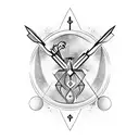 Sagittarius tattoo design idea