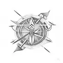 Sagittarius tattoo design idea