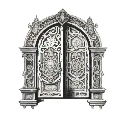 Doors of Durin tattoo design idea
