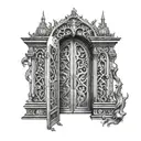Doors of Durin tattoo design idea