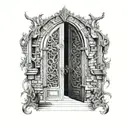 Doors of Durin tattoo design idea