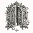 Doors of Durin tattoo design idea