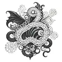 tentacles tattoo design idea