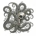 tentacles tattoo design idea