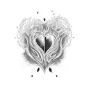 set your heart ablaze  tattoo design idea