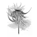 red spider lily with quote in japanese set your heart ablaze  tattoo design idea