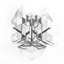 linkin park logo and lyrics tattoo design idea