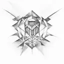 linkin park logo and lyrics tattoo design idea