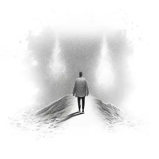 Walk by faith, not by sight.  tattoo design idea