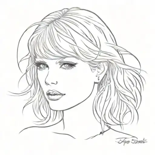 Taylor Swift tattoo design idea