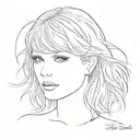 Taylor Swift tattoo design idea