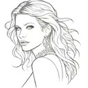Taylor Swift tattoo design idea