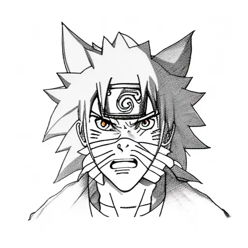 Pain of naruto shippudden, tattoo design idea