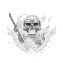 even though I walk through the valley of shadow of death I will fear no evil for tattoo design idea