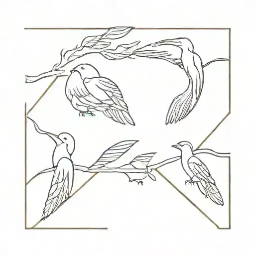 3 very close friends tattoo design idea