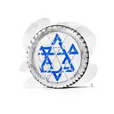 tractor tire with Israel flag inside of it tattoo design idea