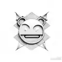 puzzle piece emoji  tattoo design idea