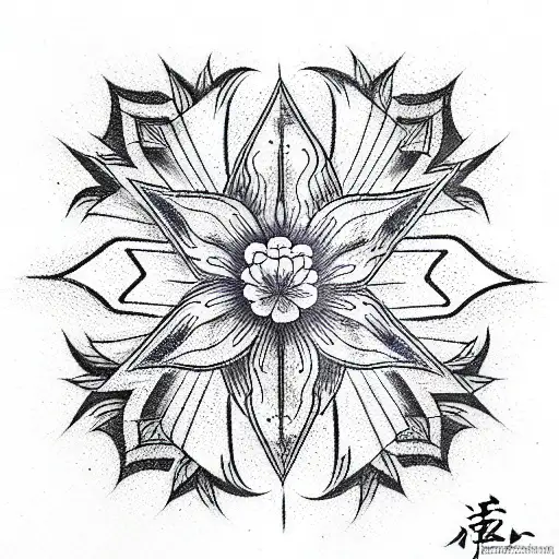 Star tattoo design idea