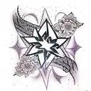 Star tattoo design idea