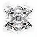 Star tattoo design idea