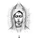 virgen de guadalupe tattoo design idea