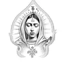 virgen de guadalupe tattoo design idea