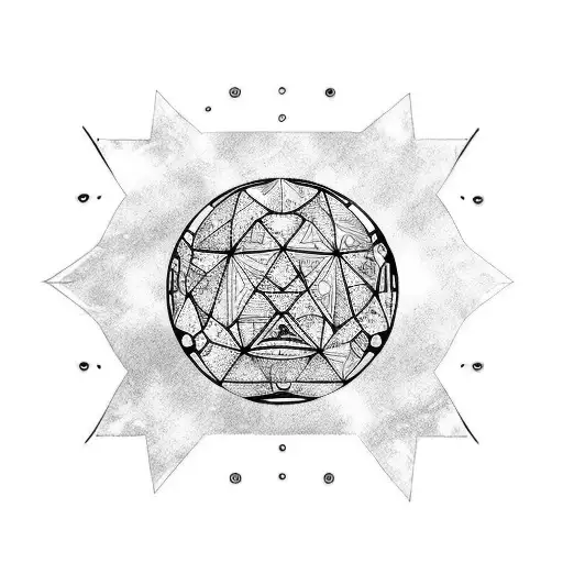 game destiny planetary sistem tattoo design idea