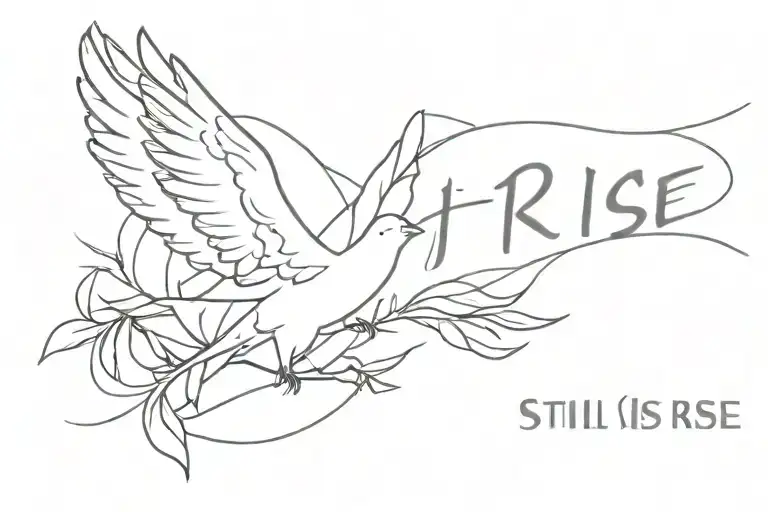 Still I Rise tattoo design idea