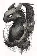 How to train your dragon toothless  tattoo design idea